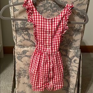 Girls Tommy Hilfiger checkered sun dress